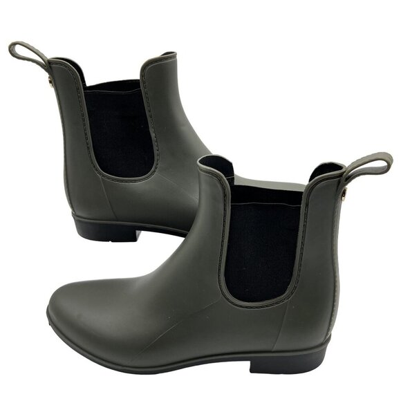 Sam Edelman Womens 8 Tinsley Moss Green Chelsea Ankle Rain Bootie - Picture 3 of 16